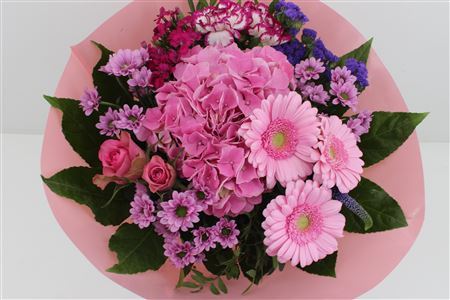 Bouquet with Pink Hydrangea