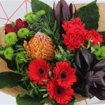 Bouquet with Red Protea