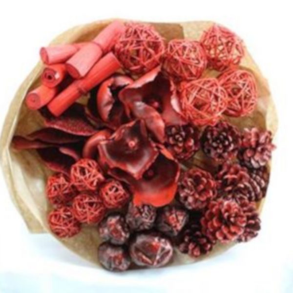 Glitter Dried Red Mix x 40